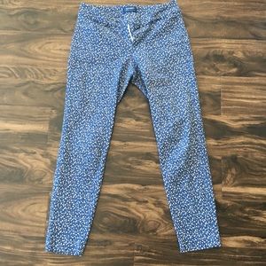 Blue & white pixie pants
